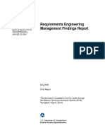 Requirements Engineering Management Report - AR-08-34
