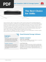 Huawei OceanStor 2600 V3 Storage System Data Sheet