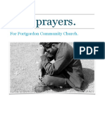 Lent Prayers.: For Portgordon Community Church