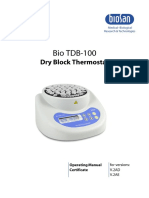 MU - Calentador Portaobjetos BIO TDB-100 (INGLES)