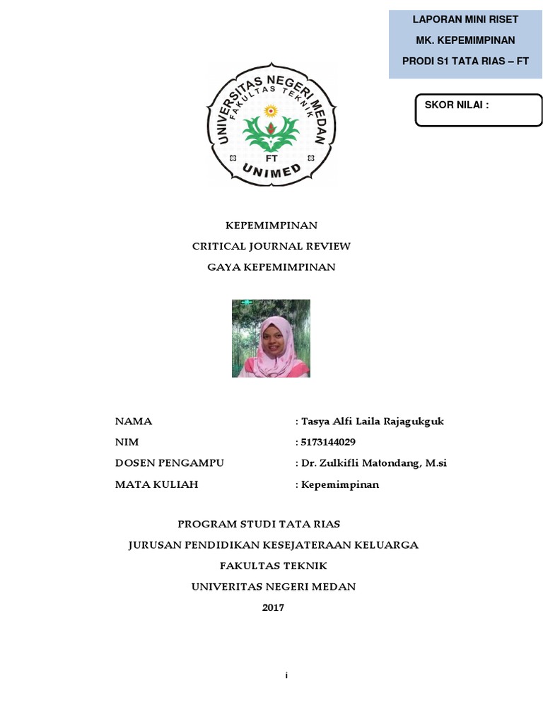 jurnal kepemimpinan