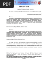 Historiografia sobre Magia e Religiosidade