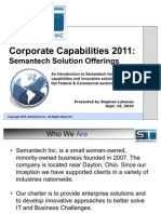 Semantech Corporate Capabilities 2011