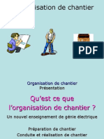 Organisation de Chantier