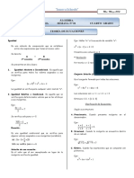 Resolución de ecuaciones de segundo grado y teoremas de igualdad