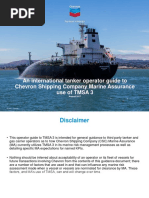 Operator Guide to Chevron Shipping Company Marine Assurance Use of TMSA 3