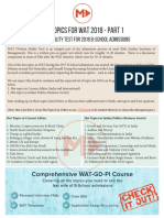 Magnus Prep Hot Topics For WAT Parts 1 2 3 4