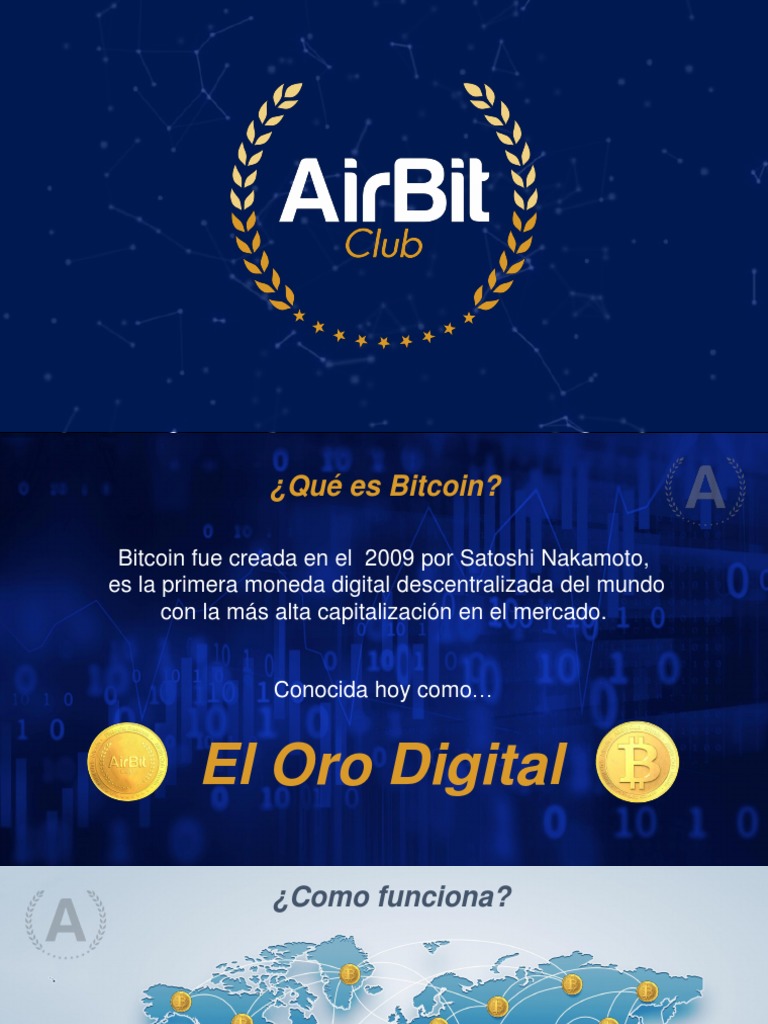 Introducción a AirBit Club y Bitcoin | PDF | Bitcoin | Tecnología financiera
