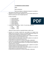 Procedimiento Ensayo de Resistencia A La Compresión