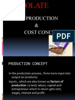 Production & Cost Concept