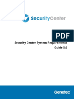 En Genetec Security Center System Requirements