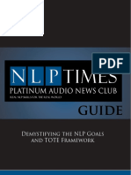 Demystifying the NLP Goal's and TOTE Framework