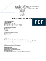 Antifertility Drugs
