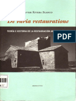 Javier Rivera Blanco - TEORIA E HISTORIA DE LA RESTAURACION ARQUITECTONICA AF