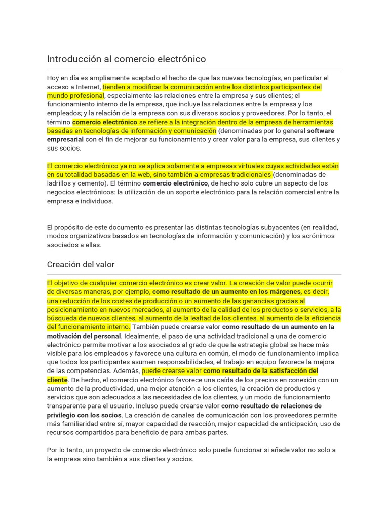 E Commerce | PDF | Comercio electrónico | Las compras en línea