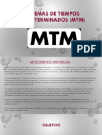 Sistemas de Tiempos Predeterminados (MTM)