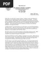 DA Abel Reyna Offers Statement on Twin Peaks Dismissals