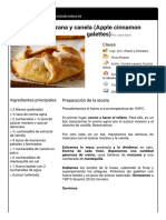 Hoja de Impresión de Galettes de Manzana y Canela (Apple Cinnamon Galettes)