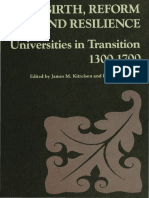 REBIRTH, REFORM, And RESILIENCE - Universities in Transition 1300-1700 (Ohio State University Press 1984)