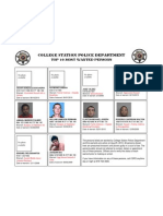 CSPD Sept 2010 Ten Most Wanted