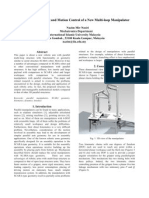 Design, Development and Motion Control of A New Multi-Loop Manipulator