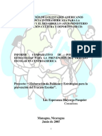 Elaboración de Políticas y Estrategias para la prevención del Fracaso Escolar.