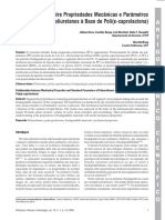 Correlação Entre Propriedades Mecânicas e Parâmetros