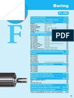 Boring tool lineup and performance guide