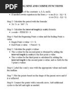 5 point method graphing sine and cosine notes