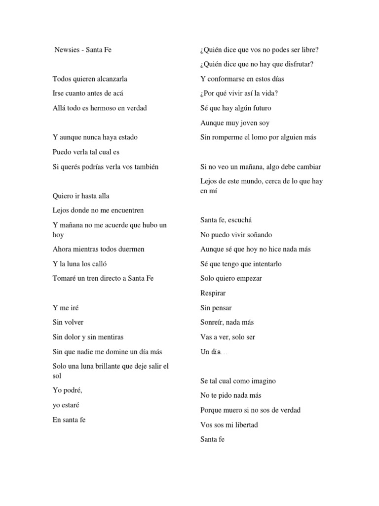 Letra de 