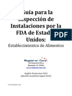 Facility Inspection Guide Spanish Translation