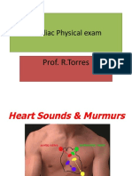 Cardiac Physical Exam Guide by Prof. Torres