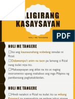 Noli Me Tangere Kaligirang Pangkasaysayan