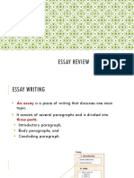 Essay Review