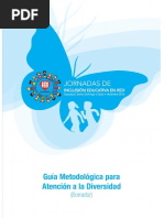 Guía Metodológica para La Atención Educativa A La