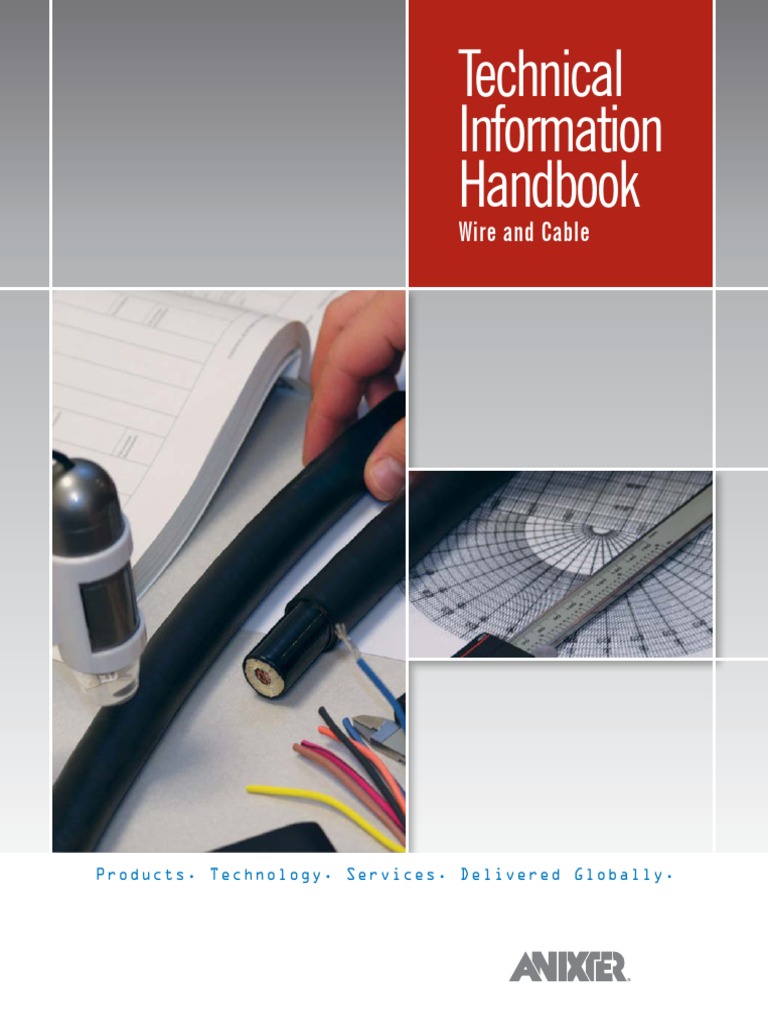 11H0001X00 Anixter WC Technical Handbook EN US PDF, PDF, Electrical  Conductor