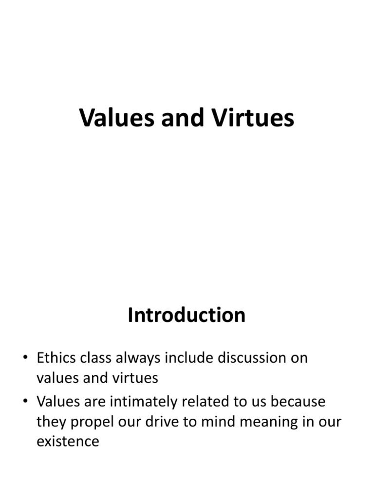 Values And Virtues Pdf Value Ethics Virtue