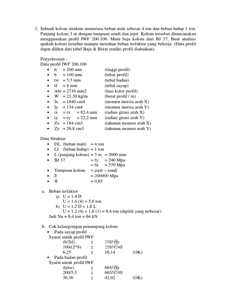 Contoh Soal Baja Print Pdf
