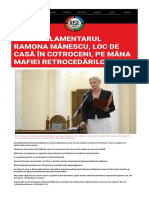 TMP - 17448-Europarlamentarul Ramona Mănescu - Loc de Casă În Cotroceni - Pe Mâna Mafiei Retrocedărilor - Rise Project-202637167