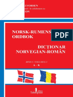 Dictionar Norvegian Roman Vol i
