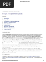 Design of Experiments (DOE) Tutorial