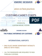 Customs Cadet Corps - by Customs Cochin