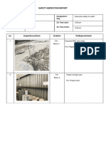 Safety Inspection Report: Nik Fadhil Executive Safety & Health