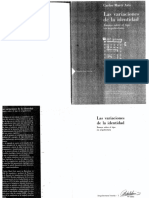 Carlos Marti Aris - Las Variaciones de La Identidad PDF