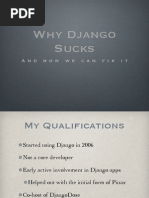 Download Why Django Sucks and How we Can Fix it by Eric Florenzano SN37113340 doc pdf