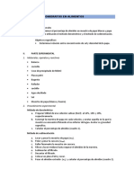 Analisis de Carbohidratos en Alimentos