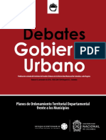 Debates: Gobierno Urbano