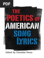 Download Charlotte Pence Ed The Poetics of American Song Lyricspdf by aedicofidia SN371139305 doc pdf