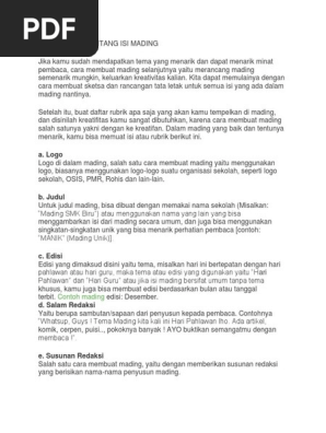 20 Trend Terbaru Kreatif Unik Contoh Hiasan  Mading  