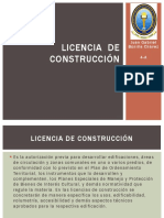 Licencia de Construcción